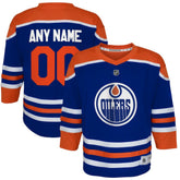 Edmonton Oilers Youth Home Replica Custom Jersey - NHL Jerseys