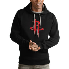 Black Houston Rockets Antigua Team Logo Victory Pullover Hoodie sale | NBA