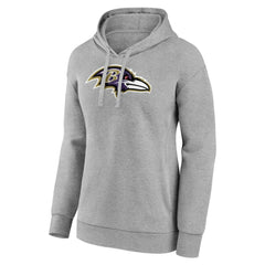 Baltimore Ravens Women's Primary Logo Pullover Hoodie | NFL Hot