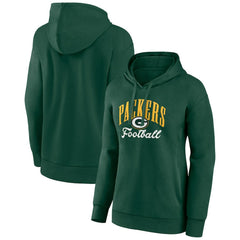 Green Bay Packers Women's Victory Script Pullover Hoodie | NFL Outlet