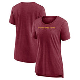 Washington Commanders Women's Throwback Team Logo Tri-Blend T-Shirt | NFL Outlet
