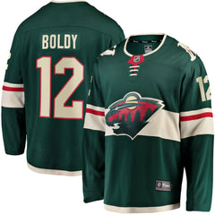Matthew Boldy Minnesota Wild Fanatics Home Breakaway Player Jersey - NHL Jerseys