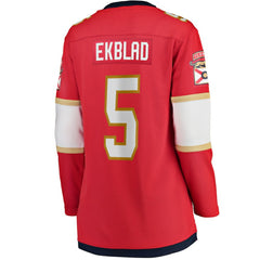 Aaron Ekblad Florida Panthers Fanatics Women's Home Team Breakaway Player Jersey - NHL Jerseys