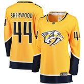 Kiefer Sherwood Nashville Predators Fanatics Women's Home Breakaway Player Jersey - NHL Jerseys