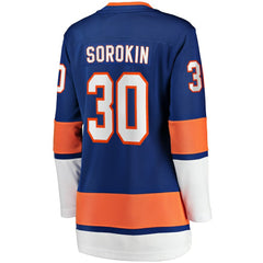 Ilya Sorokin New York Islanders Fanatics Women's Home Breakaway Player Jersey - NHL Jerseys