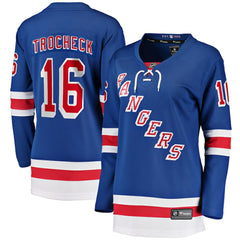 Vincent Trocheck New York Rangers Fanatics Women's Home Breakaway Player Jersey - NHL Jerseys