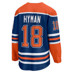 Zach Hyman Edmonton Oilers Fanatics Home Breakaway Player Jersey - NHL Jerseys