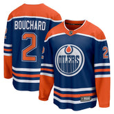 Evan Bouchard Edmonton Oilers Fanatics Home Breakaway Player Jersey - NHL Jerseys
