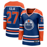 Brett Kulak Edmonton Oilers Fanatics Women's Home Breakaway Player Jersey - NHL Jerseys