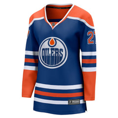 Brett Kulak Edmonton Oilers Fanatics Women's Home Breakaway Player Jersey - NHL Jerseys