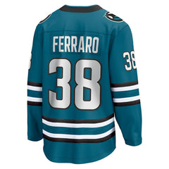 Mario Ferraro San Jose Sharks Fanatics Home Breakaway Player Jersey - NHL Jerseys
