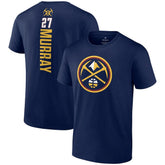 Navy Jamal Murray Denver Nuggets Playmaker Name & Number T-Shirt sale | NBA