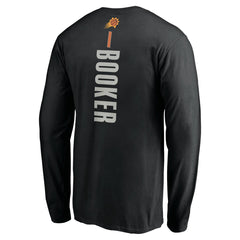 Black Devin Booker Phoenix Suns Playmaker Name & Number Long Sleeve T-Shirt | NBA