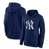 New York Yankees Women's Core Logo Pullover Hoodie - MLB Hoodies