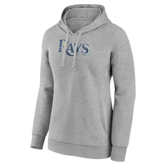 Tampa Bay Rays Women's Distressed Team Pullover Hoodie - MLB Hoodies