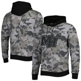 Black Miami Heat Hugo Boss Camo Pullover Hoodie | NBA