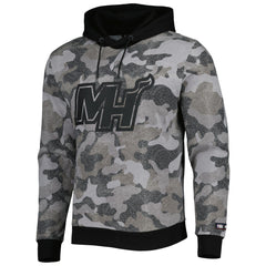 Black Miami Heat Hugo Boss Camo Pullover Hoodie | NBA