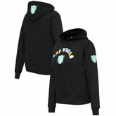 Las Vegas Raiders Pro Standard Women's Neon Fleece Pullover Hoodie | NFL Outlet