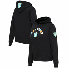 Las Vegas Raiders Pro Standard Women's Neon Fleece Pullover Hoodie | NFL Outlet