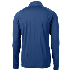 Seattle Seahawks Cutter & Buck Adapt Eco Knit Stretch Recycled Big & Tall Quarter-Zip Throwback Pullover Top | NFL On sale