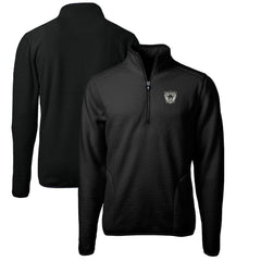 Las Vegas Raiders Cutter & Buck Cascade Eco Sherpa Fleece Big & Tall Quarter-Zip Throwback Jacket | NFL Sale