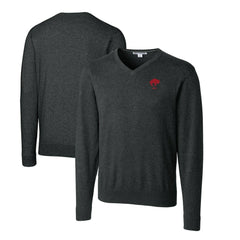 Buffalo Bills Cutter & Buck Throwback Logo Lakemont Tri-Blend Big & Tall V-Neck Pullover Sweater | NFL New