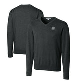 New York Giants Cutter & Buck Throwback Logo Lakemont Tri-Blend Big & Tall V-Neck Pullover Sweater | NFL Online