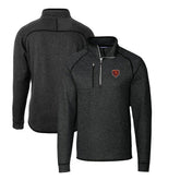 Chicago Bears Cutter & Buck Mainsail Sweater-Knit Big & Tall Half-Zip Pullover Jacket | NFL Near me