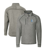 Detroit Lions Cutter & Buck Mainsail Sweater-Knit Big & Tall Half-Zip Pullover Jacket | NFL Discount