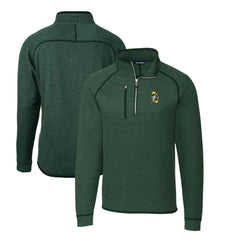 Green Bay Packers Cutter & Buck Mainsail Sweater-Knit Big & Tall Half-Zip Pullover Jacket | NFL Near me