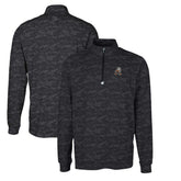 Cleveland Browns Cutter & Buck Throwback Logo Big & Tall Traverse Camo Print Stretch Quarter-Zip Pullover Top | NFL Hot