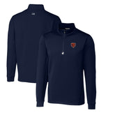 Chicago Bears Cutter & Buck Throwback Logo Traverse Stretch Quarter-Zip Big & Tall Pullover Top | NFL US