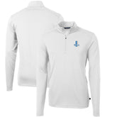 Detroit Lions Cutter & Buck Throwback Logo Virtue Eco Pique Recycled Quarter-Zip Big & Tall Pullover Top | NFL US
