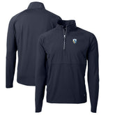 Los Angeles Chargers Cutter & Buck Adapt Eco Knit Hybrid Recycled Quarter-Zip Throwback Pullover Top | NFL Near me