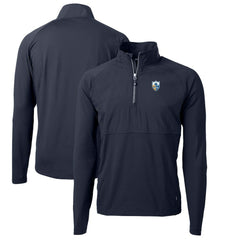 Los Angeles Chargers Cutter & Buck Adapt Eco Knit Hybrid Recycled Quarter-Zip Throwback Pullover Top | NFL Near me