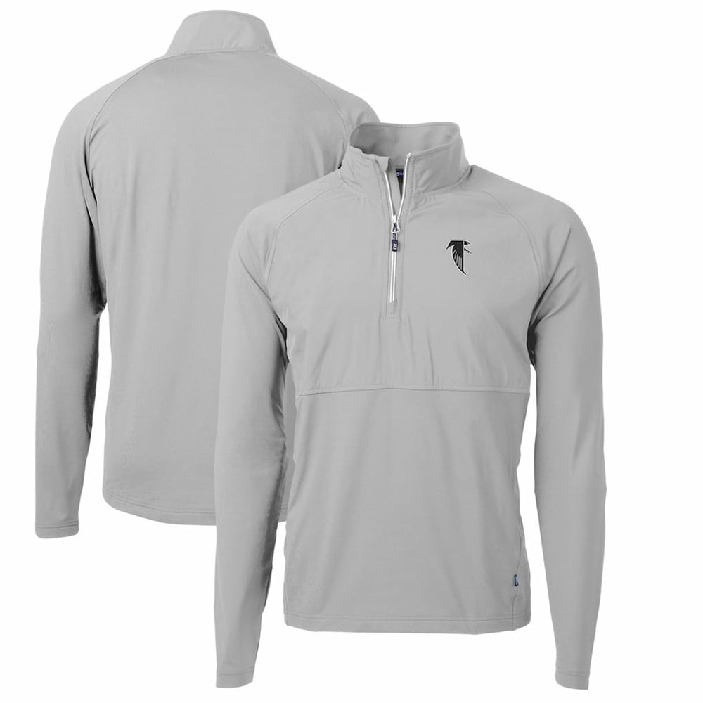 Atlanta Falcons Cutter & Buck Adapt Eco Knit Hybrid Recycled Quarter-Zip Throwback Pullover Top | NFL US