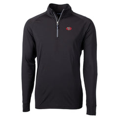 San Francisco 49ers Cutter & Buck Adapt Eco Knit Stretch Recycled Quarter-Zip Throwback Pullover Top | NFL New