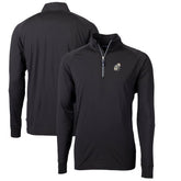 New Orleans Saints Cutter & Buck Adapt Eco Knit Stretch Recycled Quarter-Zip Throwback Pullover Top | NFL Outlet