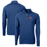 Denver Broncos Cutter & Buck Adapt Eco Knit Stretch Recycled Quarter-Zip Throwback Pullover Top | NFL Near me