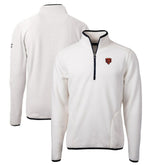 Chicago Bears Cutter & Buck Throwback Eco Sherpa Fleece Quarter-Zip Pullover Jacket | NFL On sale