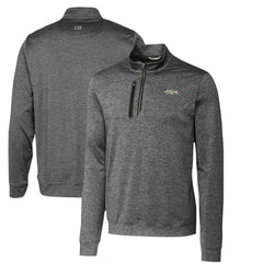 New York Jets Cutter & Buck Stealth Heathered Throwback Logo Quarter-Zip Pullover Top | NFL On sale