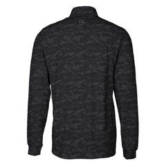Detroit Lions Cutter & Buck Throwback Logo Traverse Camo Print Stretch Quarter-Zip Pullover Top | NFL Outlet