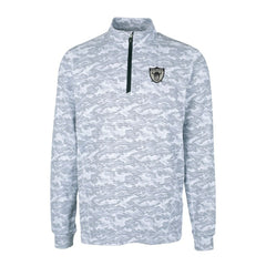 Las Vegas Raiders Cutter & Buck Throwback Logo Traverse Camo Print Stretch Quarter-Zip Pullover Top | NFL Near me