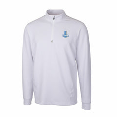 Detroit Lions Cutter & Buck Throwback Logo Traverse Stretch Quarter-Zip Pullover Top | NFL Outlet