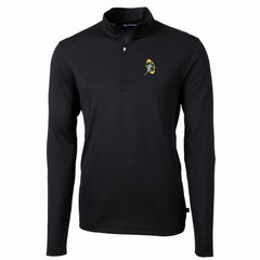 Green Bay Packers Cutter & Buck Throwback Logo Virtue Eco Pique Recycled Quarter-Zip Pullover Top | NFL New
