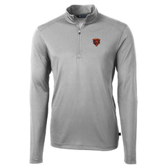 Chicago Bears Cutter & Buck Throwback Logo Virtue Eco Pique Recycled Quarter-Zip Pullover Top | NFL Near me