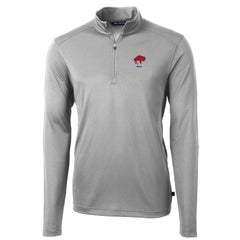 Buffalo Bills Cutter & Buck Throwback Logo Virtue Eco Pique Recycled Quarter-Zip Pullover Top | NFL Discount