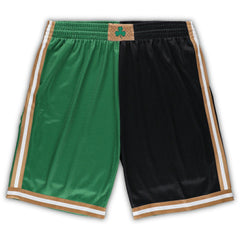 Kelly Green/Black Boston Celtics Big & Tall Hardwood Classics Split Swingman Shorts | NBA