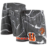 Cincinnati Bengals Pro Standard Allover Marble Print Shorts | NFL Discount