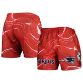 New England Patriots Pro Standard Allover Marble Print Shorts | NFL Sale